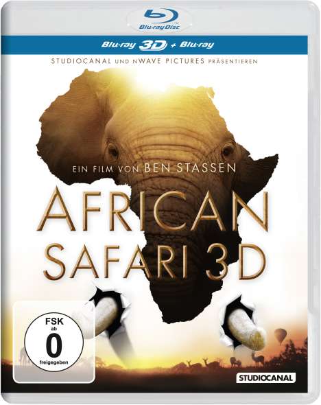 African Safari (3D Blu-ray), Blu-ray Disc