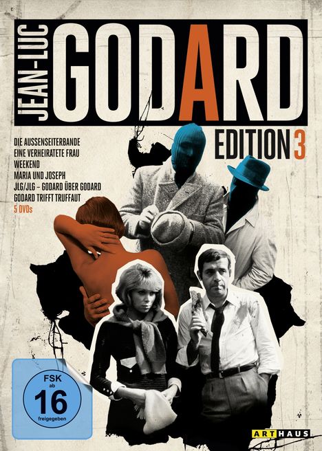 Jean-Luc Godard Edition Vol.3, 5 DVDs