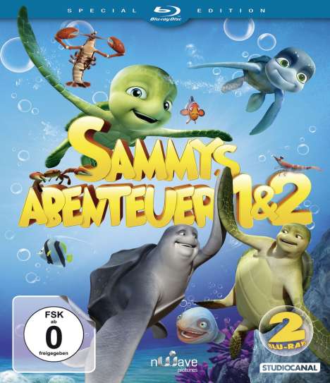 Sammys Abenteuer 1 &amp; 2 (Blu-ray), 2 Blu-ray Discs