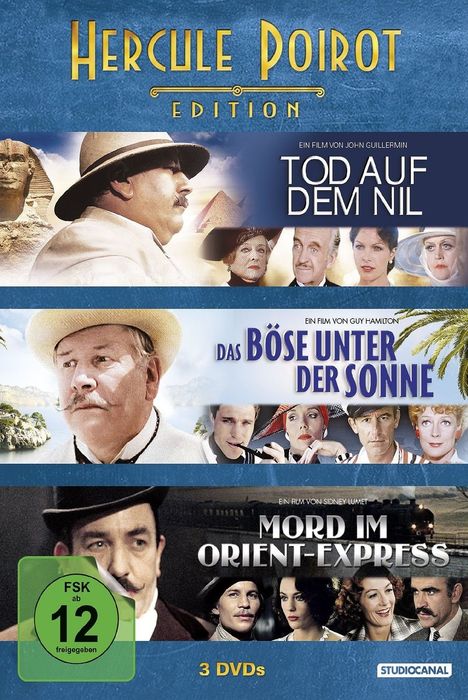 Hercule Poirot Edition, 3 DVDs