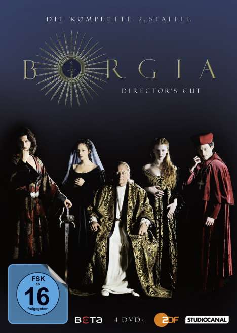 Borgia Staffel 2 (Director's Cut), 4 DVDs