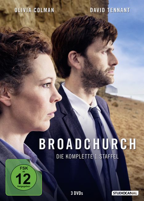 Broadchurch Staffel 1, 3 DVDs