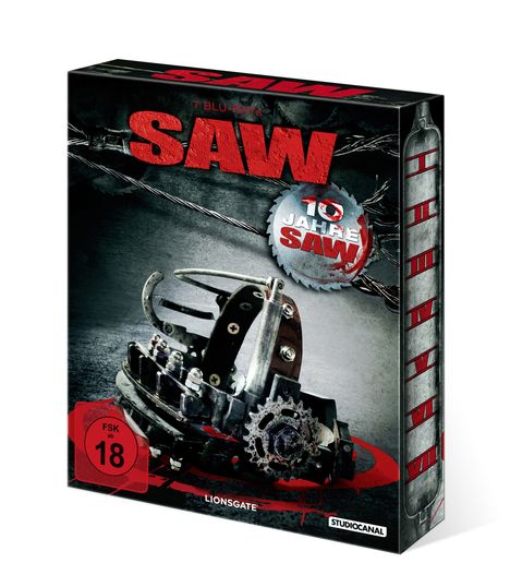 Saw I - VII (Blu-ray), 7 Blu-ray Discs
