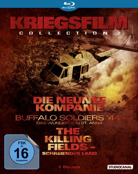 Kriegsfilm Collection 2 (Blu-ray), 3 Blu-ray Discs