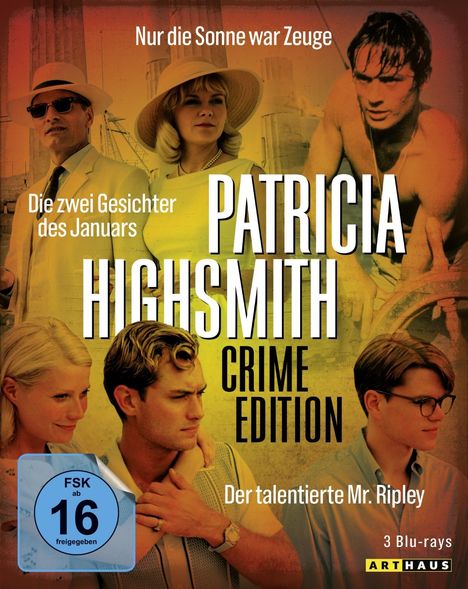 Patricia Highsmith: Crime Edition (Blu-ray), 3 Blu-ray Discs