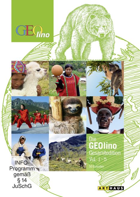 Die GEOlino Reportage Vol. 1-5, 5 DVDs