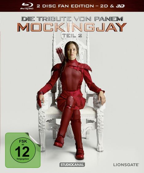 Die Tribute von Panem - Mockingjay Teil 2 (Fan Edition im Digipack) (3D Blu-ray), Blu-ray Disc