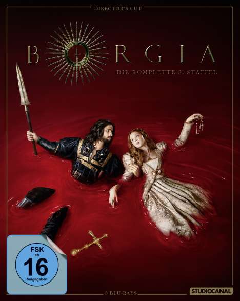 Borgia Staffel 3 (finale Staffel) (Director's Cut) (Blu-ray), 3 Blu-ray Discs