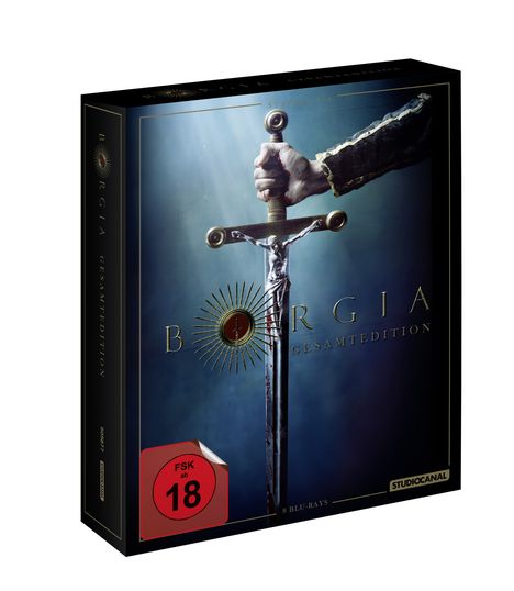 Borgia (Komplette Serie) (Blu-ray), 8 Blu-ray Discs