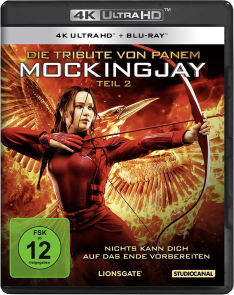 Die Tribute von Panem - Mockingjay Teil 2 (Ultra HD Blu-ray & Blu-ray), 1 Ultra HD Blu-ray und 1 Blu-ray Disc