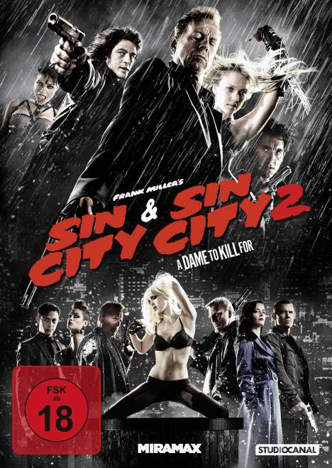 Sin City 1 &amp; 2, 2 DVDs