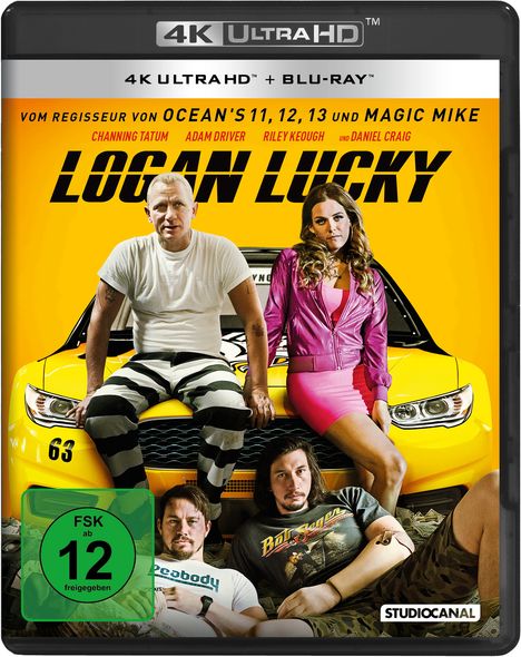 Logan Lucky (Ultra HD Blu-ray &amp; Blu-ray), 1 Ultra HD Blu-ray und 1 Blu-ray Disc