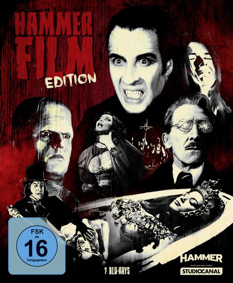 Hammer Film Edition (Blu-ray), 7 Blu-ray Discs