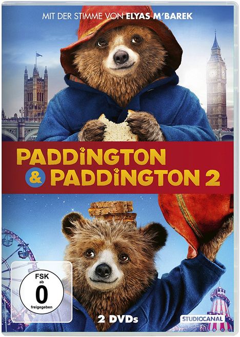 Paddington 1 &amp; 2, 2 DVDs