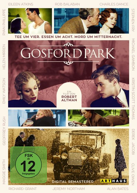 Gosford Park, DVD