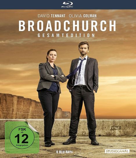 Broadchurch (Gesamtedition) (Blu-ray), 6 Blu-ray Discs