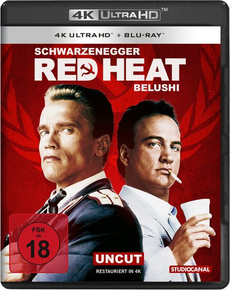 Red Heat (Ultra HD Blu-ray &amp; Blu-ray), 1 Ultra HD Blu-ray und 1 Blu-ray Disc