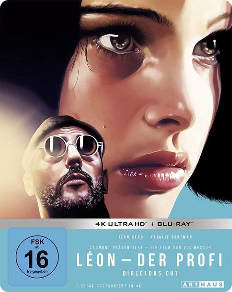 Leon - Der Profi (Director's Cut) (Ultra HD Blu-ray &amp; Blu-ray im Steelbook), 1 Ultra HD Blu-ray und 1 Blu-ray Disc