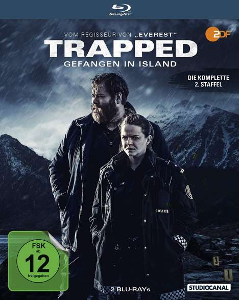 Trapped - Gefangen in Island Staffel 2 (Blu-ray), 2 Blu-ray Discs