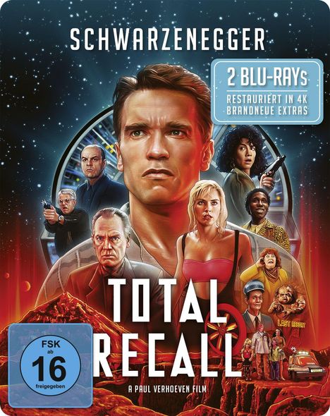 Total Recall (1990) (Blu-ray im Steelbook), 2 Blu-ray Discs