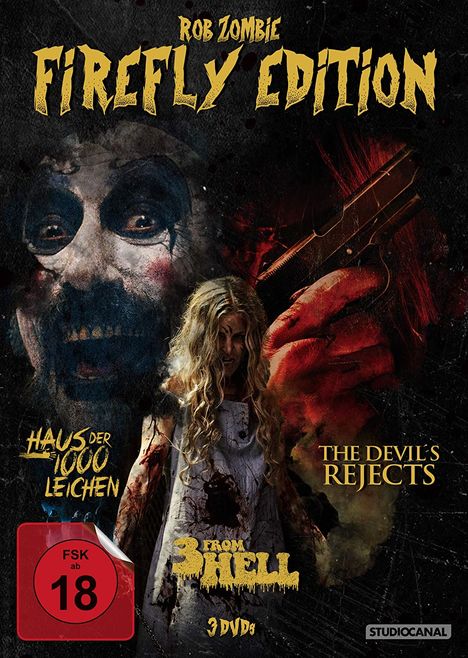 Rob Zombie Firefly Edition, 3 DVDs