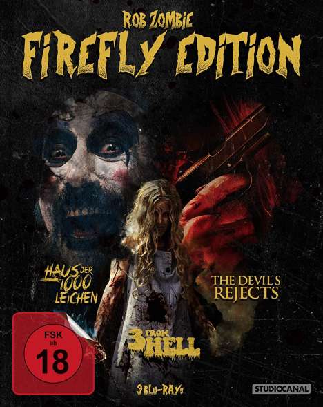 Rob Zombie Firefly Edition (Blu-ray), 3 Blu-ray Discs
