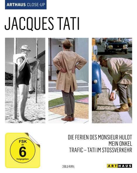 Jacques Tati Arthaus Close-Up (Blu-ray), 3 Blu-ray Discs