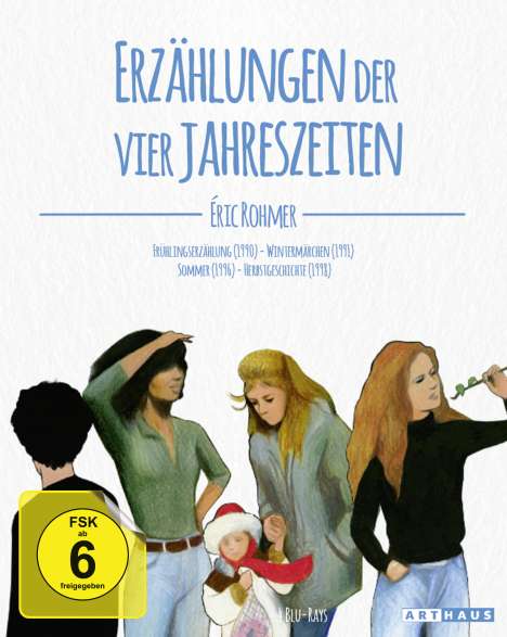 Eric Rohmer: Erzählungen der vier Jahreszeiten, 4 DVDs