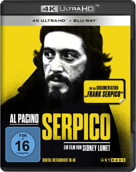 Serpico (Ultra HD Blu-ray &amp; Blu-ray), 1 Ultra HD Blu-ray und 1 Blu-ray Disc