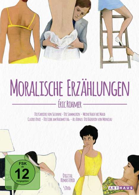 Eric Rohmer: Moralische Erzählungen, 5 DVDs