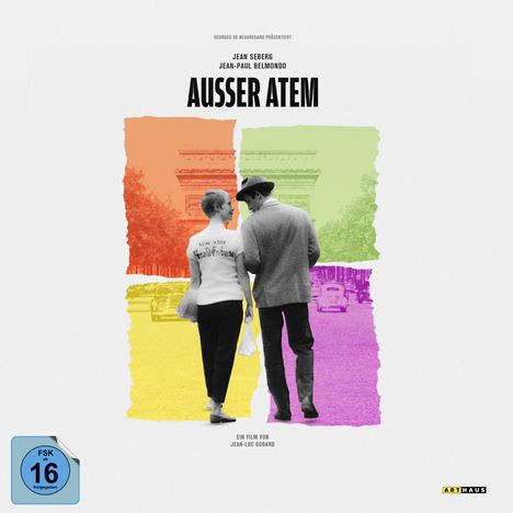 Ausser Atem (Limited Vinyl Edition) (Ultra HD Blu-ray, Blu-ray &amp; Vinyl), 1 Ultra HD Blu-ray, 1 Blu-ray Disc und 1 LP