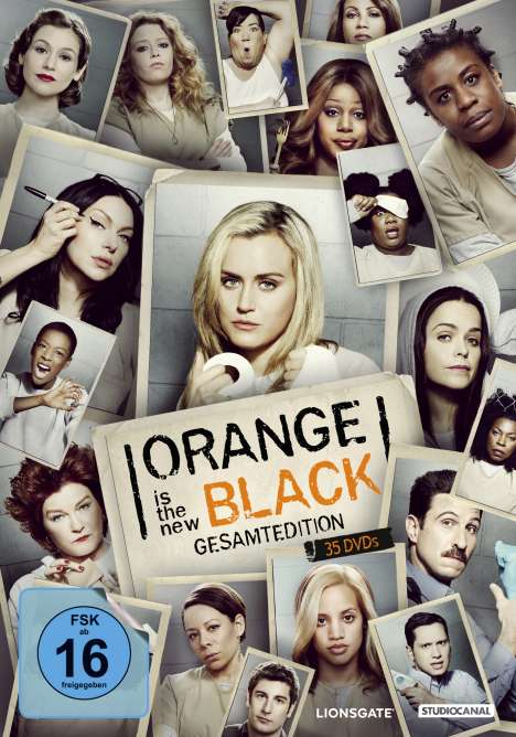 Orange is the New Black (Komplette Serie), 35 DVDs