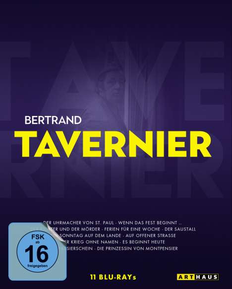Bertrand Tavernier Edition (Blu-ray), 11 Blu-ray Discs