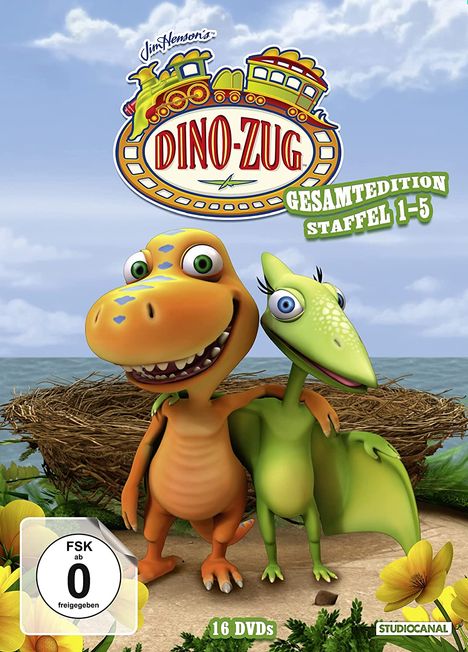 Dino-Zug Staffel 1-5 (Gesamtedition), 16 DVDs