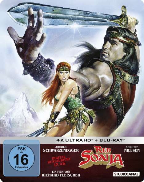 Red Sonja (Special Edition) (Ultra HD Blu-ray &amp; Blu-ray im Steelbook), 1 Ultra HD Blu-ray und 1 Blu-ray Disc
