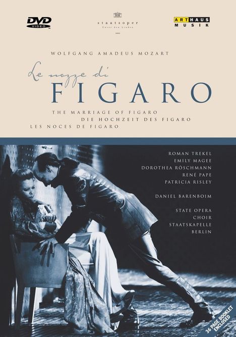 Wolfgang Amadeus Mozart (1756-1791): Die Hochzeit des Figaro, DVD