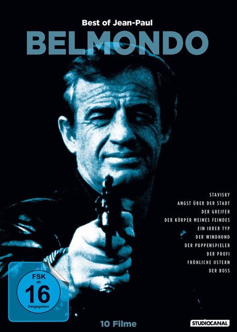Best of Jean-Paul Belmondo Edition, 10 DVDs
