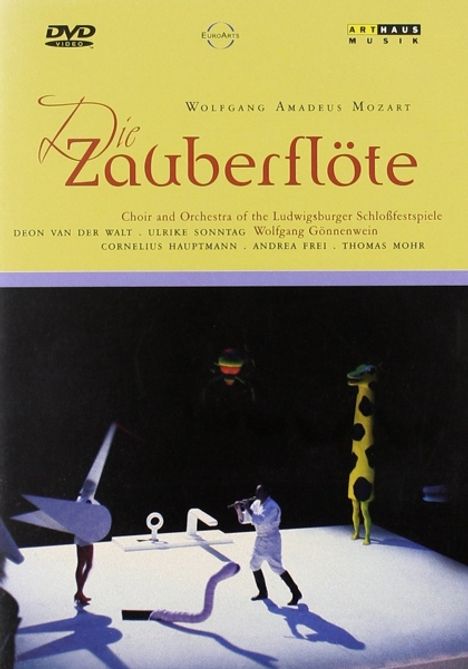 Wolfgang Amadeus Mozart (1756-1791): Die Zauberflöte, DVD