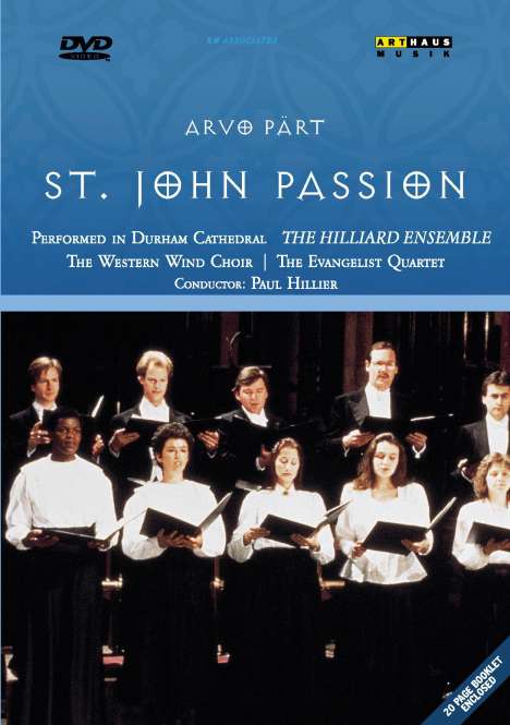 Arvo Pärt (geb. 1935): Passio Domini Nostri (Johannes-Passion), DVD