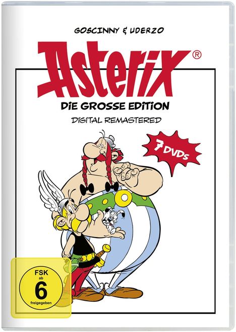 Die große Asterix Edition (2023), 7 DVDs