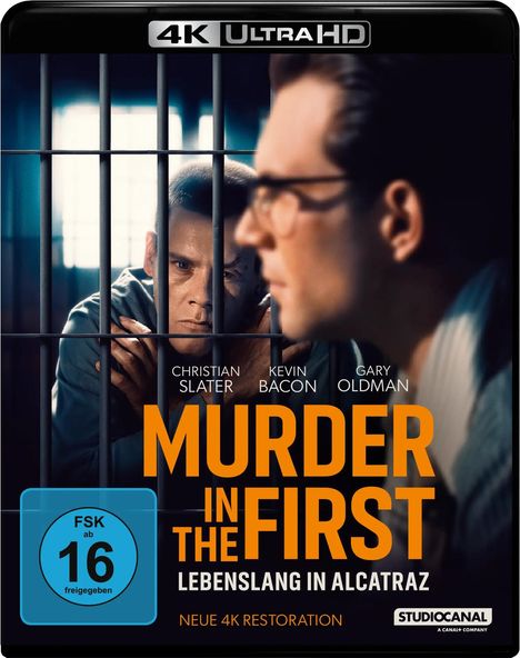 Murder in the First - Lebenslang in Alcatraz (Ultra HD Blu-ray & Blu-ray), 1 Ultra HD Blu-ray und 1 Blu-ray Disc