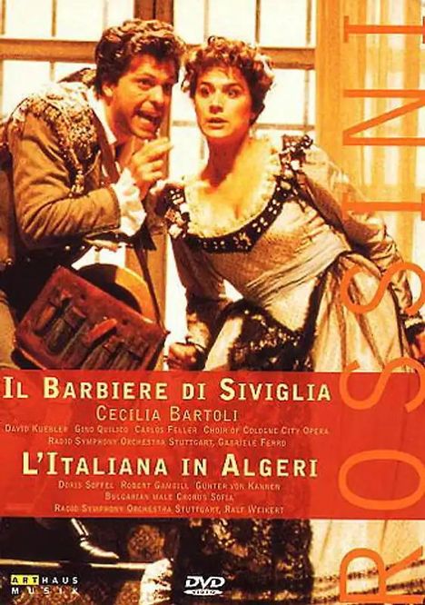 Gioacchino Rossini (1792-1868): Der Barbier von Sevilla, 2 DVDs