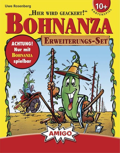 Uwe Rosenberg: Bohnanza. Erweiterungs-Set. Kartenspiel, Spiele