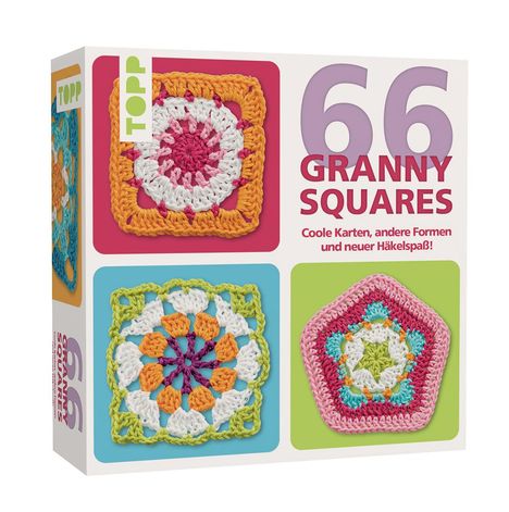 Frechverlag: 66 Granny Squares Karten-Set, Diverse