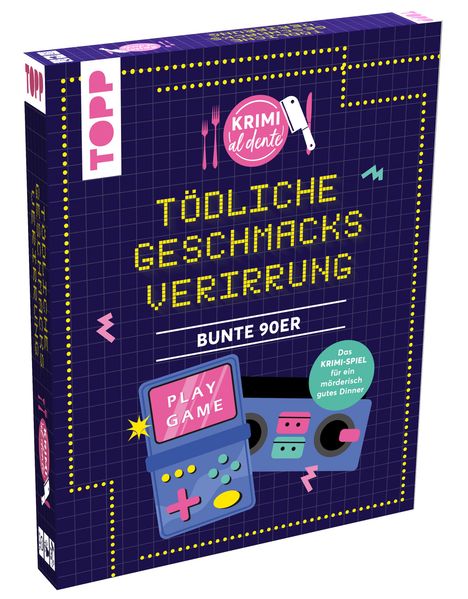 Sara Rehm: Krimi al dente - Bunte 90er: Tödliche Geschmacksverirrung, Spiele