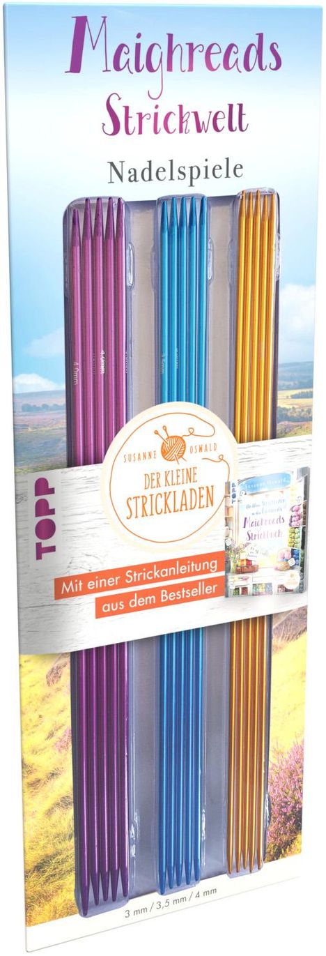 Susanne Oswald: Der kleine Strickladen - Maighreads Nadelspiele. Mit Strickanleitung für Yogasocken, Diverse