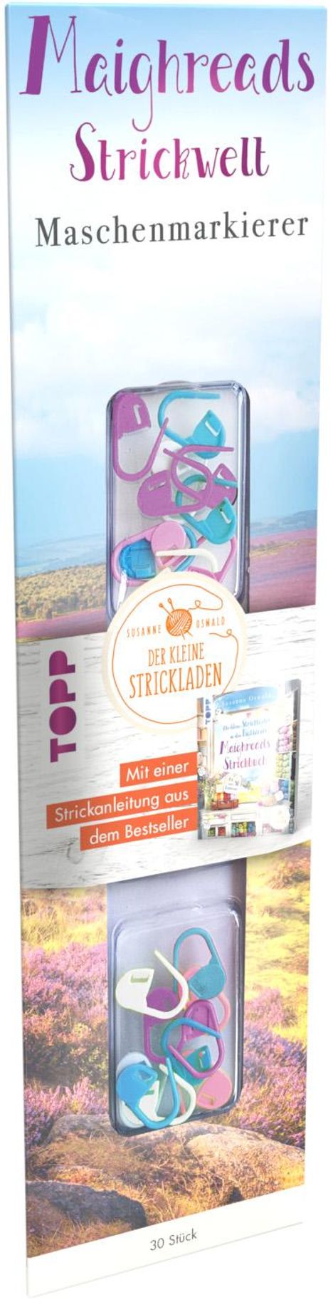 Susanne Oswald: Der kleine Strickladen - Maighreads Maschenmarkierer. Mit Strickanleitung für eine Mütze und Handstulpen, Diverse