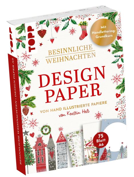 Kerstin Heß: Design Paper Besinnliche Weihnachten DIN A6, Diverse