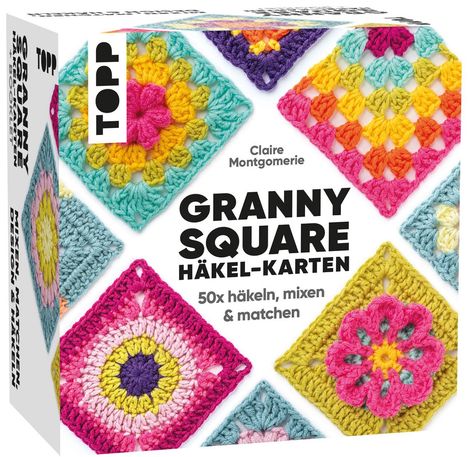 Claire Montgomerie: Granny Square Häkel-Karten (Deutsche Ausgabe), Diverse