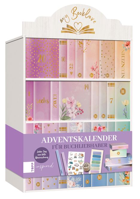 My Booklove Adventskalender - der einzigartige Adventskalender für Buchliebhaber, Kalender